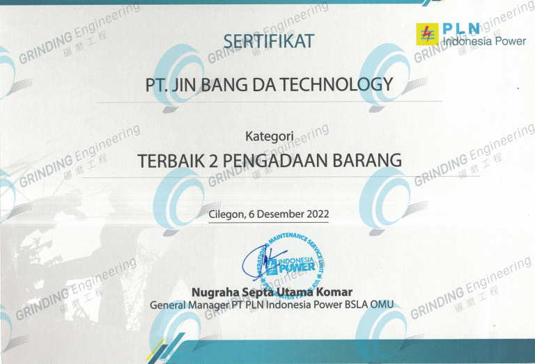 IP SURALAYA 电厂 VENDOR AWARD 2022 - 2
